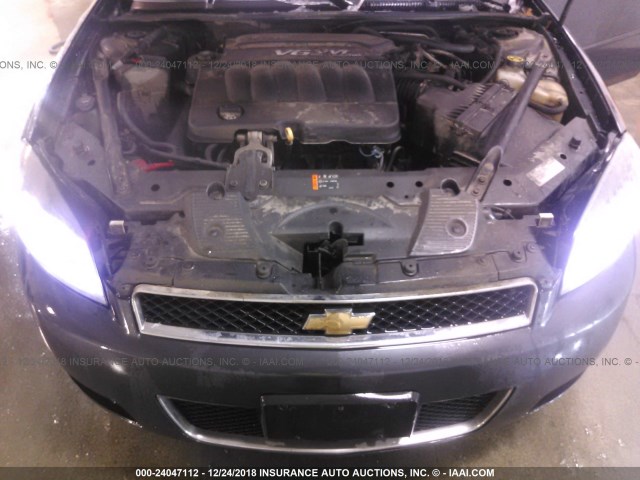 2G1WC5E34D1220231 - 2013 CHEVROLET IMPALA LTZ GRAY photo 10