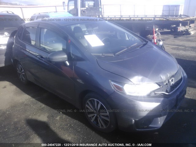 JHMGK5H79GX031819 - 2016 HONDA FIT EX/EXL GRAY photo 1