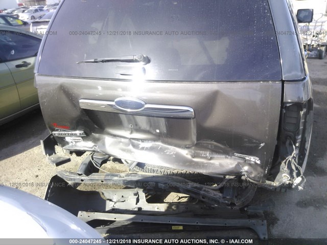 1FMEU64E86UB52429 - 2006 FORD EXPLORER EDDIE BAUER BROWN photo 6