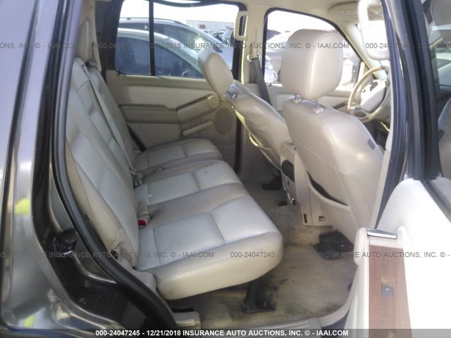 1FMEU64E86UB52429 - 2006 FORD EXPLORER EDDIE BAUER BROWN photo 8