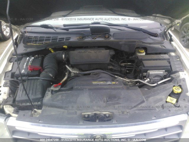 1A8HW58P49F705550 - 2009 CHRYSLER ASPEN LIMITED CREAM photo 10