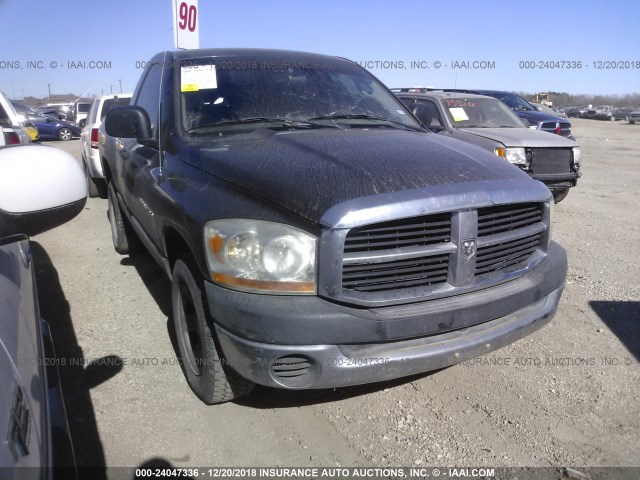 1D7HA16K36J186253 - 2006 DODGE RAM 1500 ST BLACK photo 1