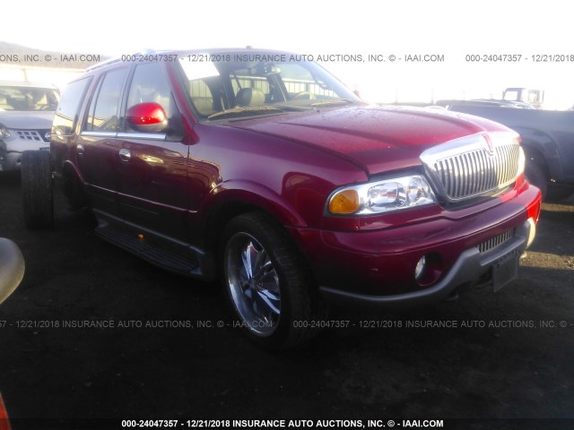 5LMFU28A5YLJ42208 - 2000 LINCOLN NAVIGATOR 红色 照片 1