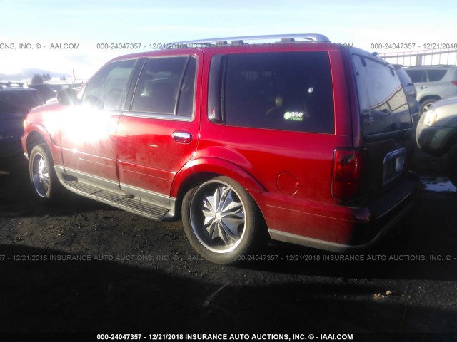 5LMFU28A5YLJ42208 - 2000 LINCOLN NAVIGATOR 红色 照片 3