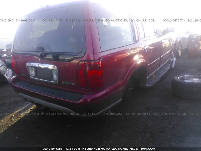 5LMFU28A5YLJ42208 - 2000 LINCOLN NAVIGATOR 红色 照片 4