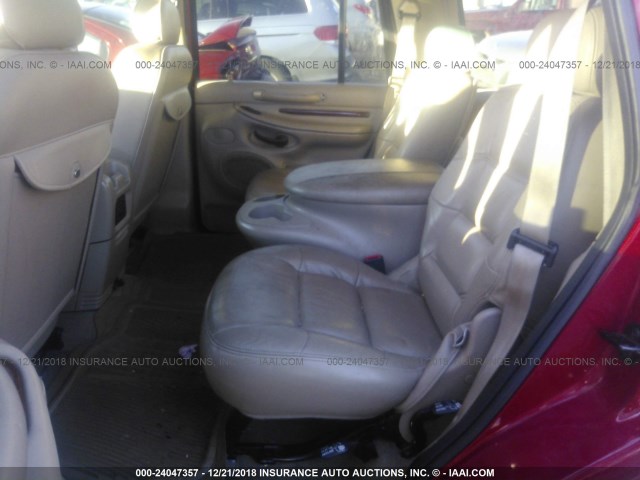 5LMFU28A5YLJ42208 - 2000 LINCOLN NAVIGATOR 红色 照片 8