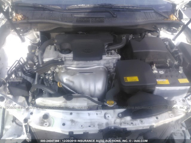 4T1BF1FK2EU390732 - 2014 TOYOTA CAMRY L/SE/LE/XLE 白色 照片 10
