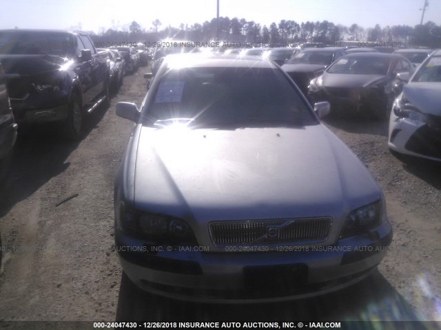 YV1VS29522F827437 - 2002 VOLVO S40 1.9T SILVER photo 6