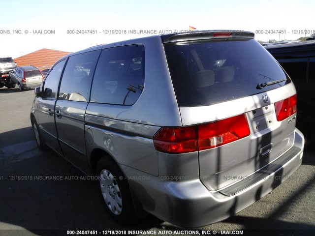 2HKRL185XYH540961 - 2000 HONDA ODYSSEY LX GRAY photo 3