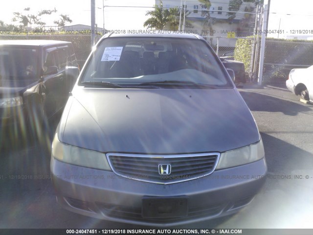 2HKRL185XYH540961 - 2000 HONDA ODYSSEY LX GRAY photo 6