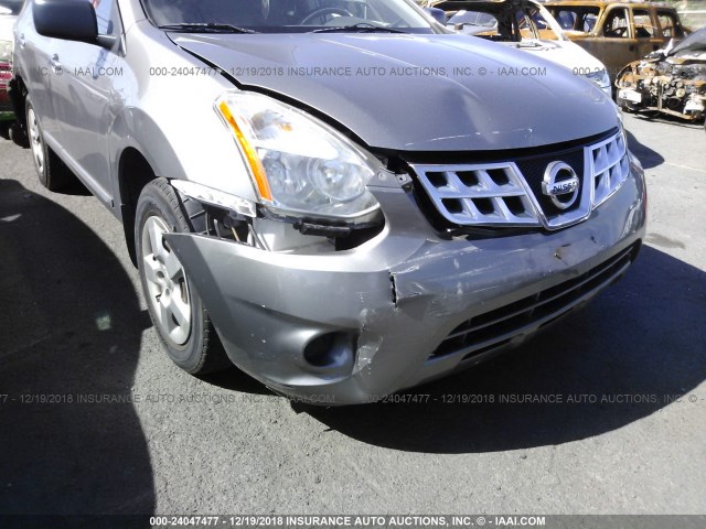 JN8AS5MV7BW666276 - 2011 NISSAN ROGUE S/SV/KROM GRAY photo 6