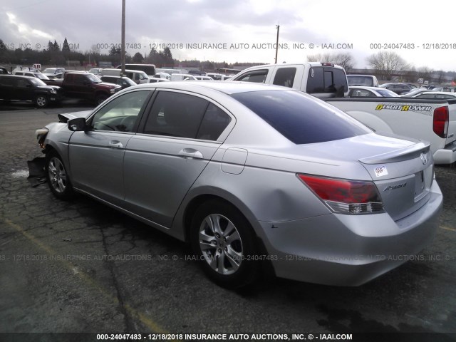 JHMCP26408C000345 - 2008 HONDA ACCORD LXP SILVER photo 3