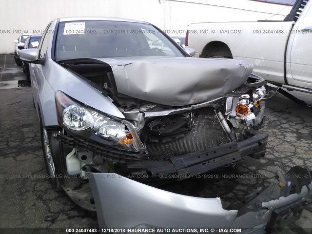 JHMCP26408C000345 - 2008 HONDA ACCORD LXP SILVER photo 6