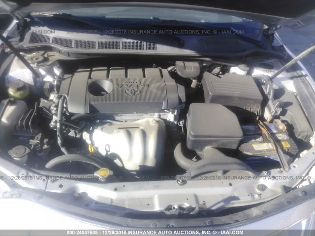 4T1BF3EK0BU691847 - 2011 TOYOTA CAMRY SE/LE/XLE 银色 照片 10