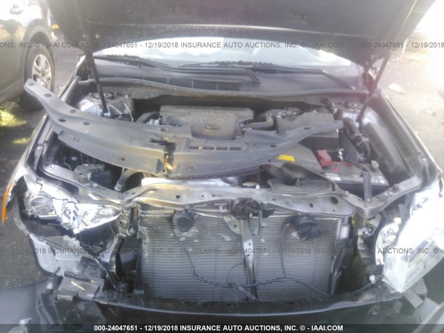 4T1BF1FK7FU075202 - 2015 TOYOTA CAMRY LE/XLE/SE/XSE GRAY photo 10