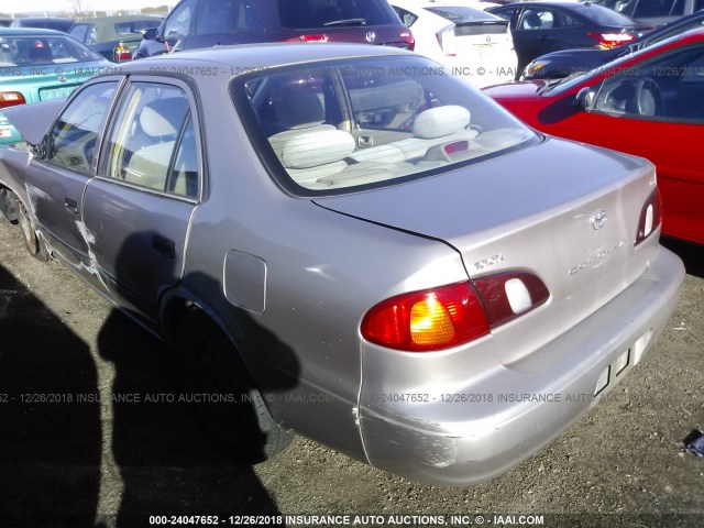 1NXBR12E0XZ282622 - 1999 TOYOTA COROLLA VE/CE/LE 银色 照片 3