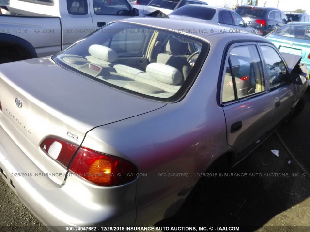 1NXBR12E0XZ282622 - 1999 TOYOTA COROLLA VE/CE/LE 银色 照片 4