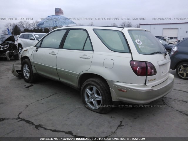 JT6HF10U6Y0124108 - 2000 LEXUS RX 300 WHITE photo 3