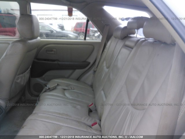 JT6HF10U6Y0124108 - 2000 LEXUS RX 300 WHITE photo 8