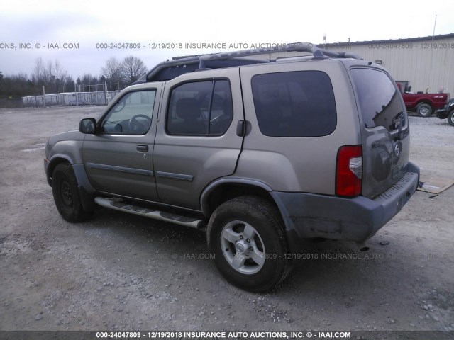 5N1ED28T44C677525 - 2004 NISSAN XTERRA XE/SE SILVER photo 3