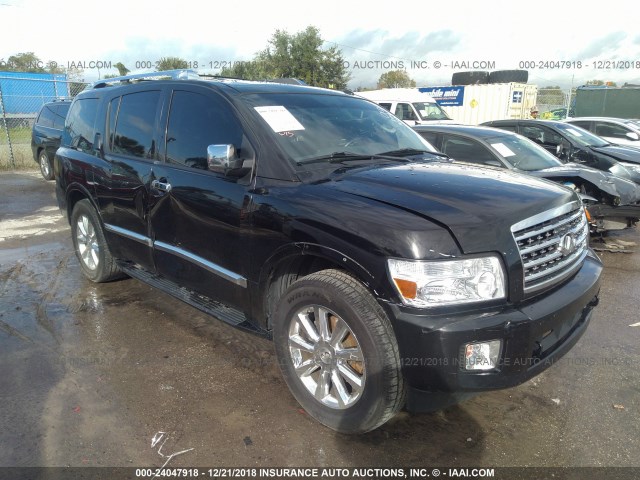 5N3ZA0NF8AN903750 - 2010 INFINITI QX56 BLACK photo 1