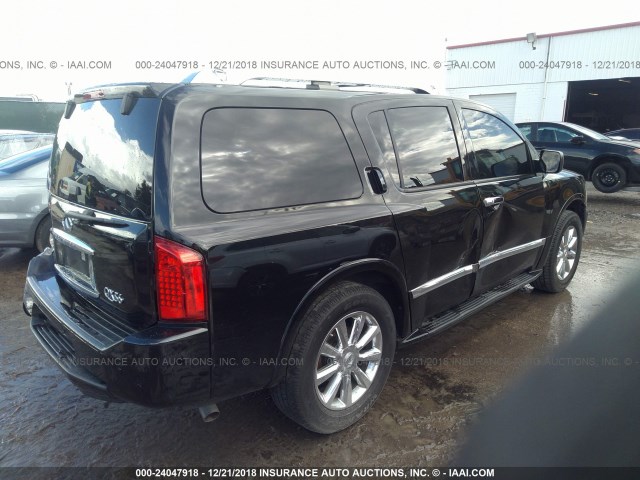5N3ZA0NF8AN903750 - 2010 INFINITI QX56 BLACK photo 4
