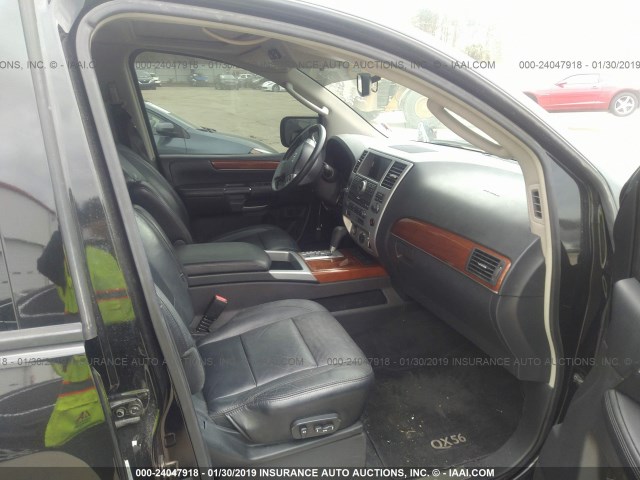 5N3ZA0NF8AN903750 - 2010 INFINITI QX56 BLACK photo 5