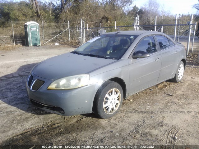 1G2ZF57B284107425 - 2008 PONTIAC G6 VALUE LEADER/BASE GRAY photo 2