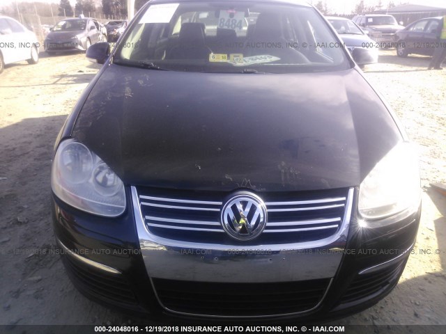 3VWRA71K99M048021 - 2009 VOLKSWAGEN JETTA WOLFSBURG 黑色 照片 6