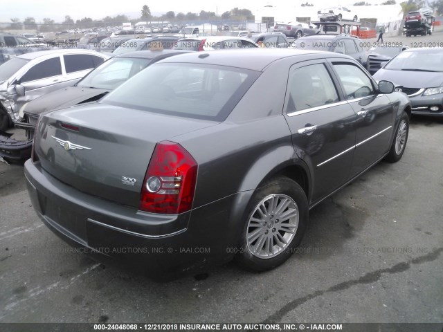 2C3CA5CV4AH218068 - 2010 CHRYSLER 300 TOURING GRAY photo 4