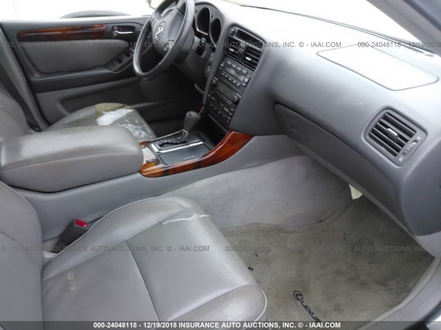 JT8BD69S530182351 - 2003 LEXUS GS SILVER photo 5