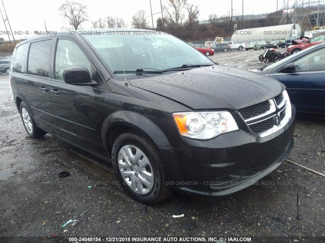 2C4RDGBGXFR563683 - 2015 DODGE GRAND CARAVAN  BLACK photo 1