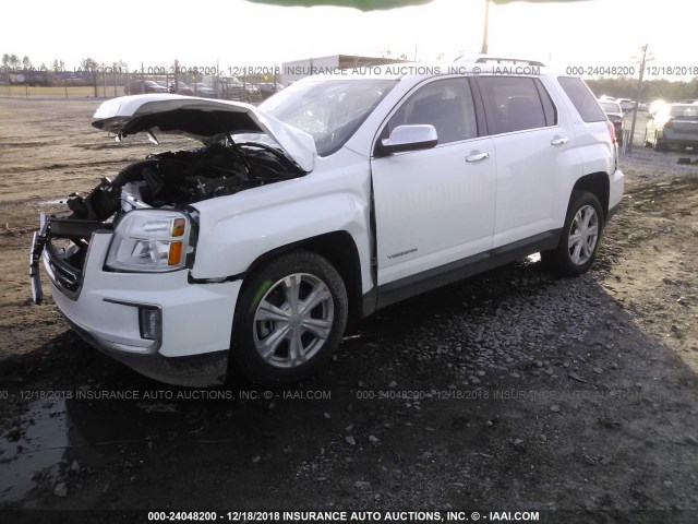 2GKALPEK6H6127177 - 2017 GMC TERRAIN WHITE photo 2