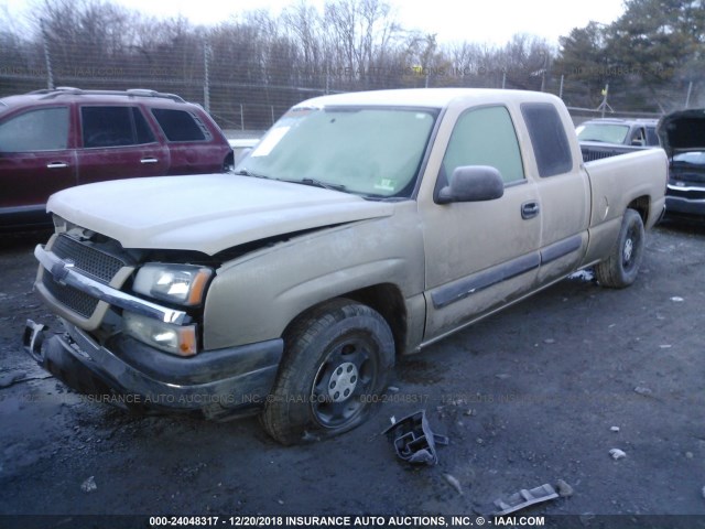 2GCEC19V941137563 - 2004 CHEVROLET SILVERADO C1500 GOLD photo 2