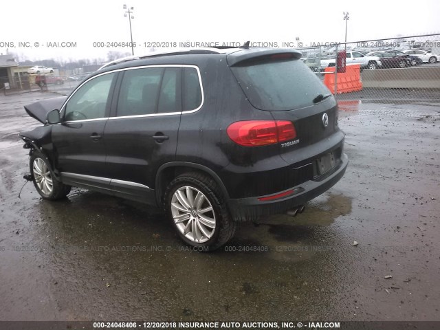 WVGBV7AX2FW554933 - 2015 VOLKSWAGEN TIGUAN S/SE/SEL/R-LINE BLACK photo 3