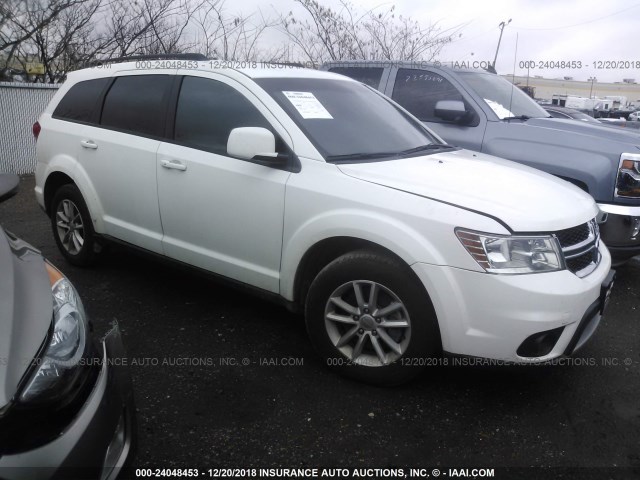 3C4PDCBG4GT214517 - 2016 DODGE JOURNEY SXT WHITE photo 1