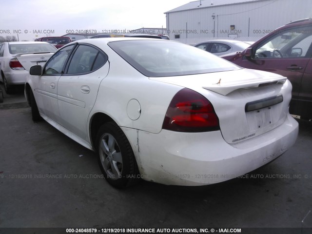 2G2WP552581146363 - 2008 PONTIAC GRAND PRIX თეთრი ფოტო 3