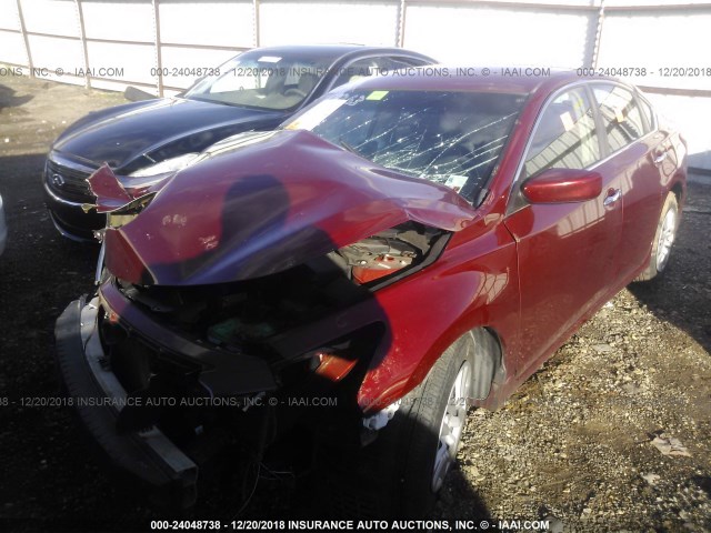 1N4AL3AP0DN423068 - 2013 NISSAN ALTIMA 2.5/S/SV/SL RED photo 2