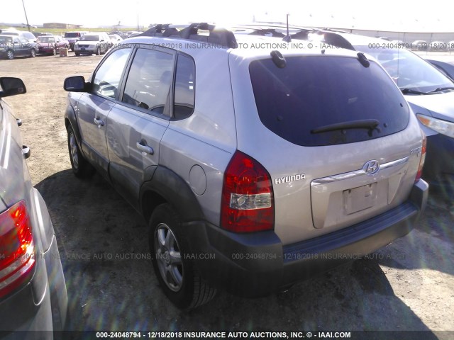 KM8JN12D35U168237 - 2005 HYUNDAI TUCSON GLS/LX BEIGE photo 3