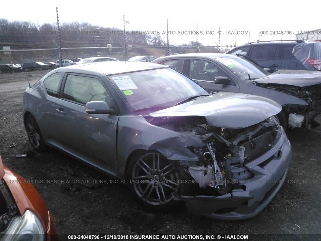 JTKJF5C78D3059481 - 2013 TOYOTA SCION TC ნაცრისფერი ფოტო 1