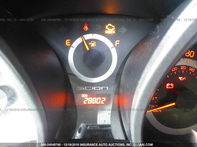 JTKJF5C78D3059481 - 2013 TOYOTA SCION TC ნაცრისფერი ფოტო 7