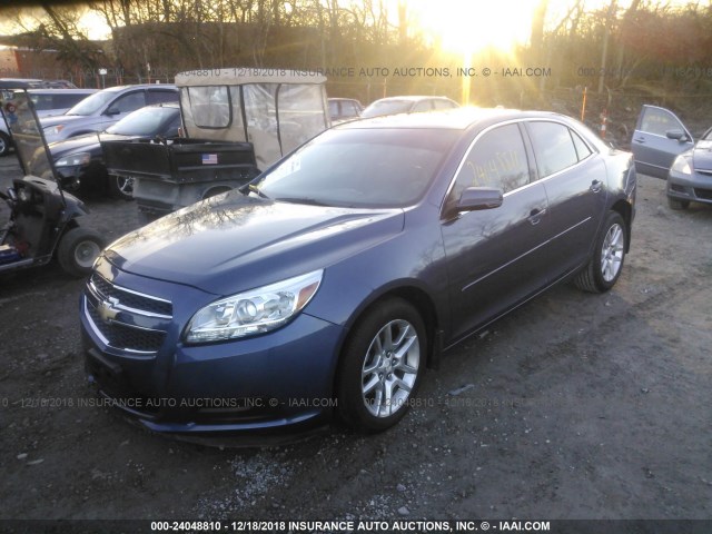 1G11C5SA3DF343881 - 2013 CHEVROLET MALIBU 1LT BLUE photo 2