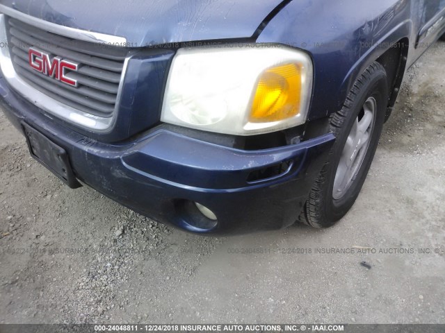 1GKES16S246215837 - 2004 GMC ENVOY XL BLUE photo 6