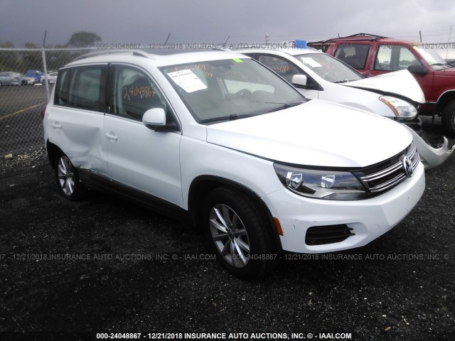 WVGRV7AX4HK007686 - 2017 VOLKSWAGEN TIGUAN WOLFSBURG WHITE photo 1