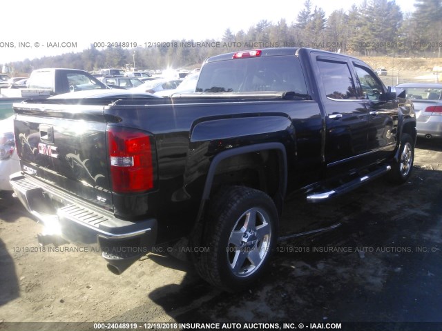 1GT12ZEGXFF552765 - 2015 GMC SIERRA K2500 SLT BLACK photo 4