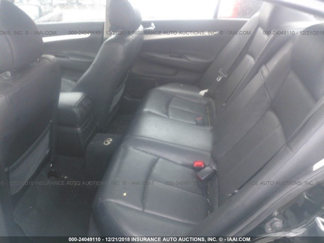 JNKCV61F09M352634 - 2009 INFINITI G37 BLACK photo 8