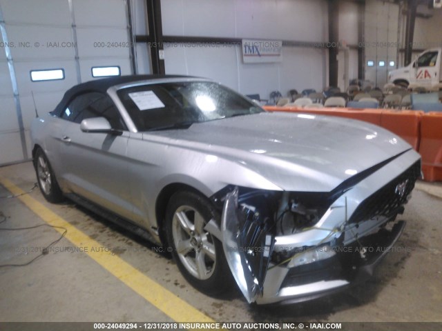 1FATP8EM0G5247069 - 2016 FORD MUSTANG GRAY photo 1