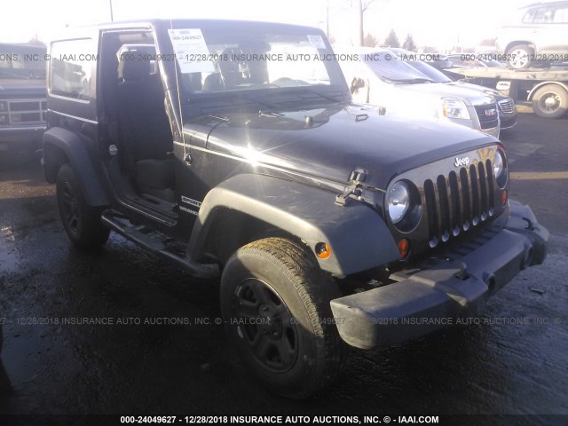 1C4AJWAG5DL618984 - 2013 JEEP WRANGLER SPORT BLACK photo 1