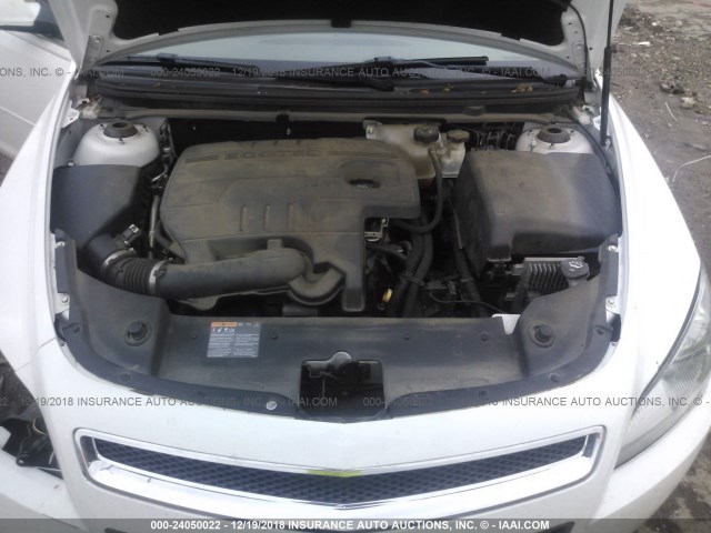 1G1ZC5E04CF353209 - 2012 CHEVROLET MALIBU 1LT 白色 照片 10
