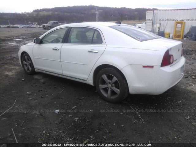 1G1ZC5E04CF353209 - 2012 CHEVROLET MALIBU 1LT 白色 照片 3